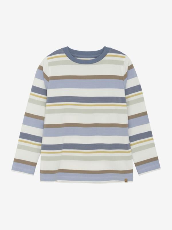 Minymo - T-shirt LS Y/D 133834 - Flint Stone