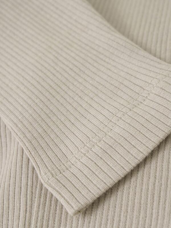 Minymo - Leggings Rib 113886 - 1903 - Pure Cashmere – Bild 3