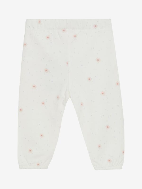 Minymo - Pants AOP Sweat 113831 - Marshmallow White – Bild 3