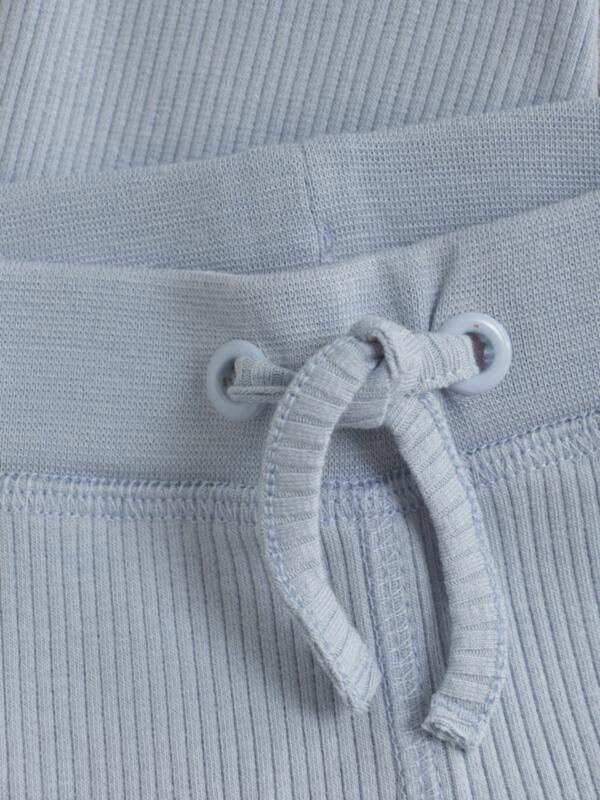 Minymo - Pants Rib 113841 - Blue Fog – Bild 2