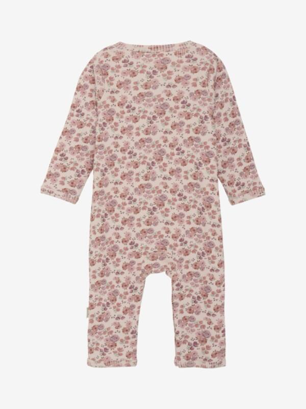Minymo - Suit LS AOP Rib 113878 - 5309 - Peach Whip – Bild 3