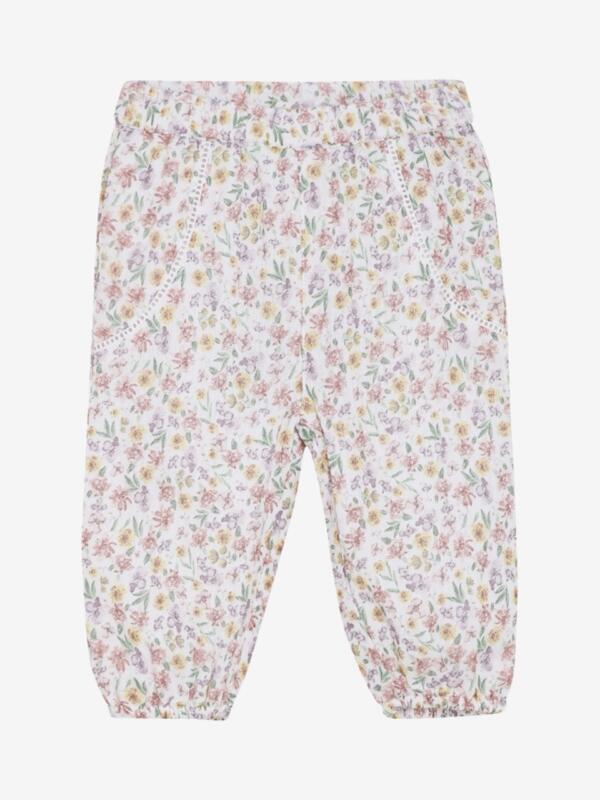 Minymo - Pants AOP 113884 -Marshmallow White