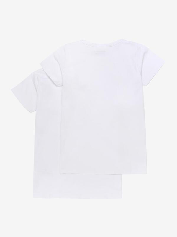 Minymo - Basic 33 -T-shirt SS (2-pack) weiß – Bild 2