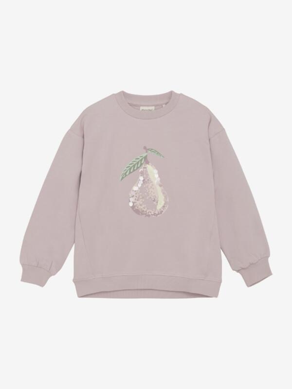 Minymo - Sweatshirt LS Lila Pailetten