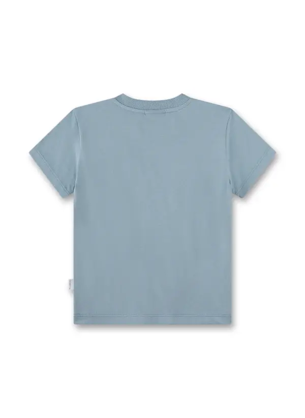 Sanetta Jungen T-Shirt blau Palme – Bild 2