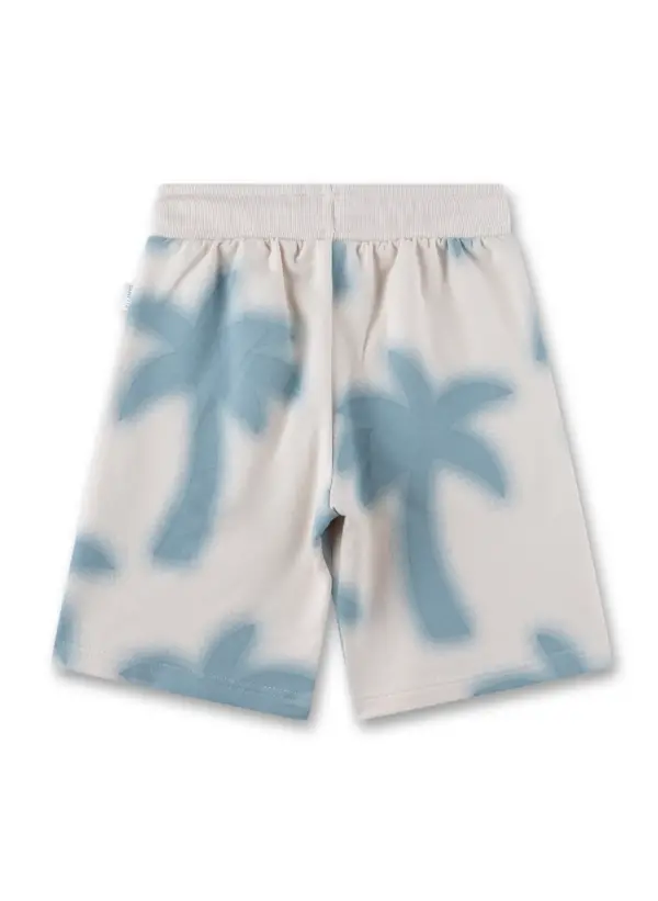 Sanetta Jungen Sweatshorts beige Palmen – Bild 2