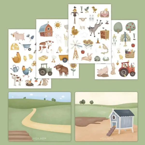 Fenster Sticker Little Farm | Little Dutch – Bild 2