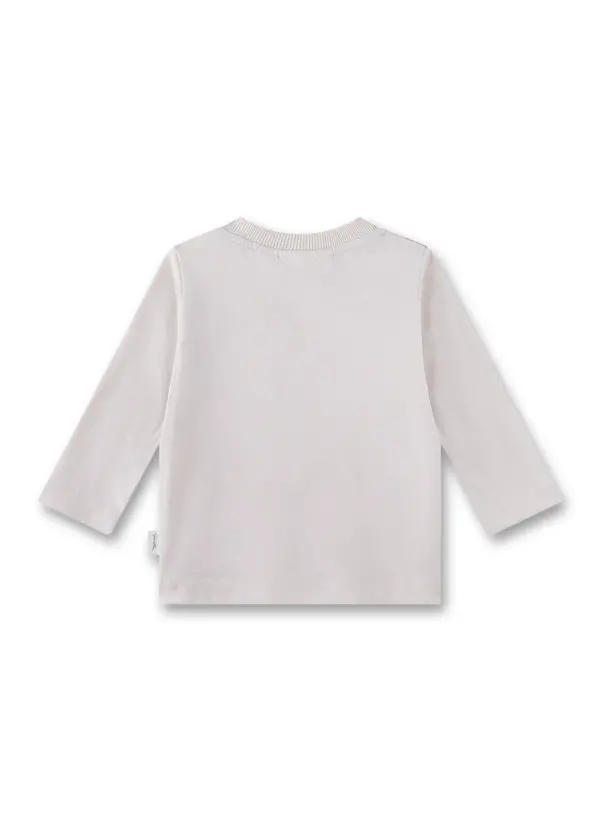 Sanetta Jungen-Langarmshirt Beige – Bild 2