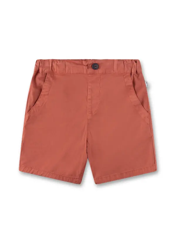 Sanetta Jungen-Webshorts Rot