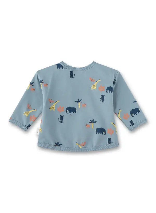 Sanetta Jungen-Sweatshirt Blau bedruckt – Bild 2