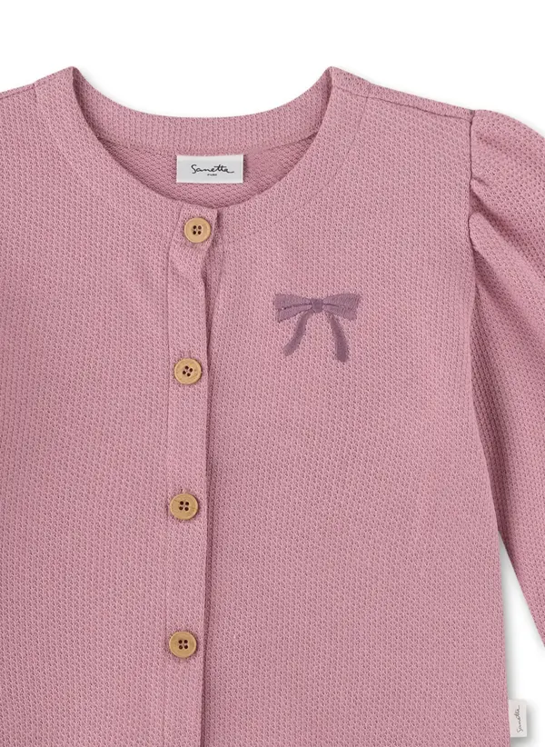 Sanetta Mädchen-Cardigan Rosa Schleife – Bild 3