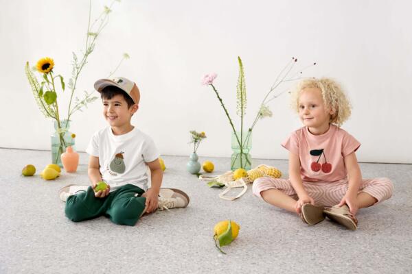 Kinder T-Shirt - Bio Baumwolle, Little Gang, Kirsche Rosa – Bild 3