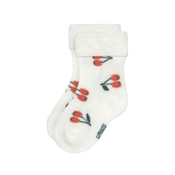 Baby Socken Frottee 3er Set - Little Gang, Kirsche Rosa – Bild 2