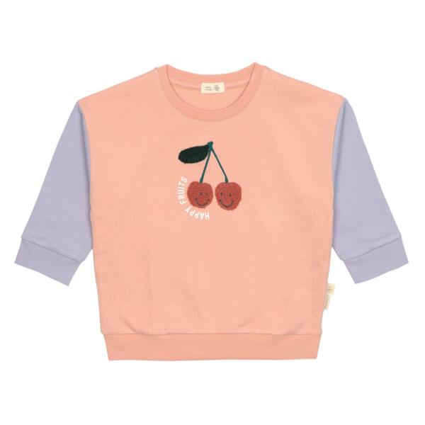 Kinder Pullover - Bio Baumwolle, Little Gang, Kirsche Rosa
