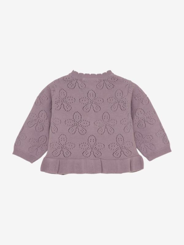 Minymo - Cardigan Knit berry-lila – Bild 2