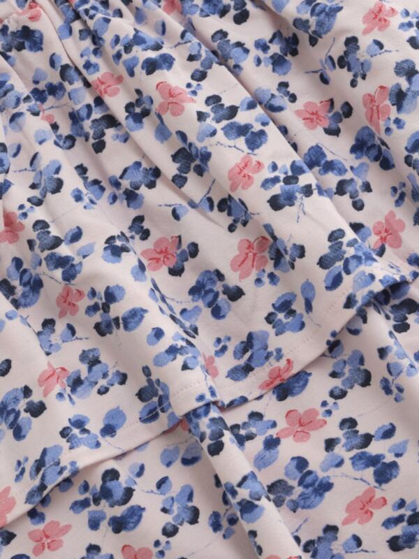 Minymo - Skirt AOP Blumen/rosa/blau – Bild 2
