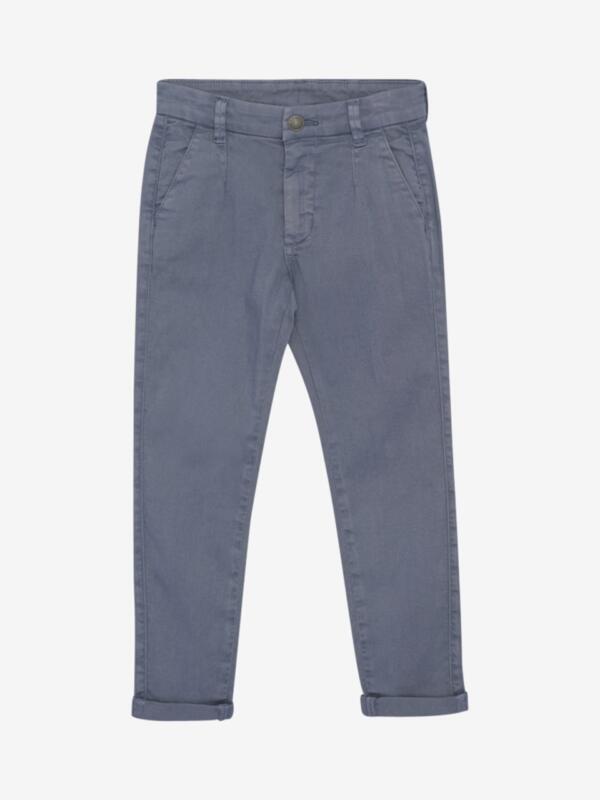 Minymo - Hose Twill 133853 - 7030 - Flint Stone blau