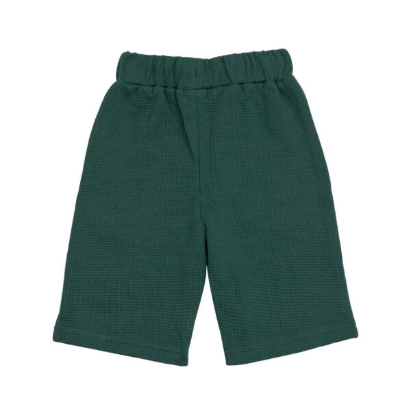 Kurze Hose Kinder - Bio Baumwolle, Little Gang, Dunkelgrün – Bild 2