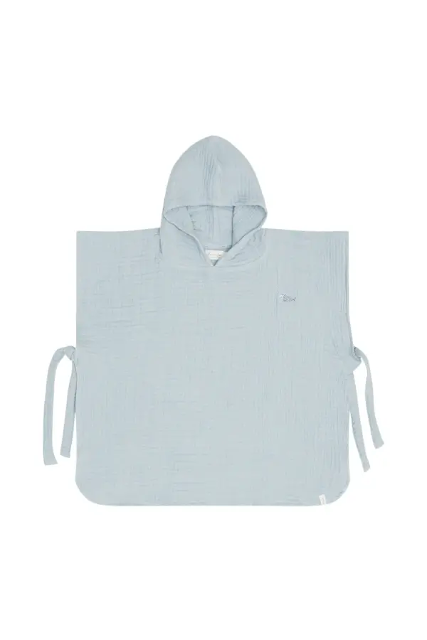 Leevje PONCHO AUS MUSSELIN 'FISH'