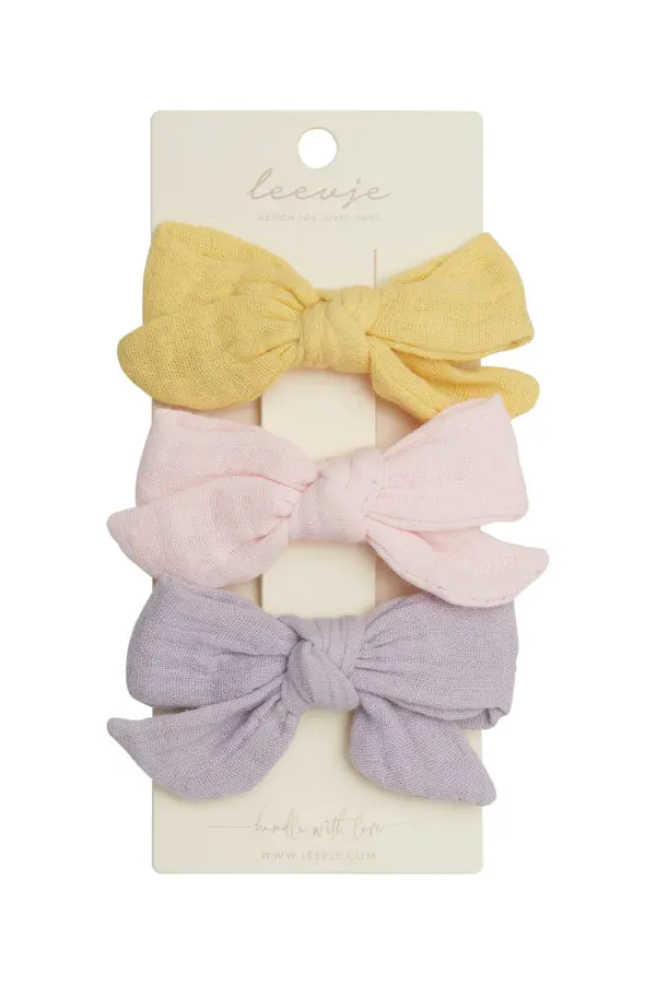 Leevje HAARSPANGEN 'MUSLIN SUMMER BOWS'
