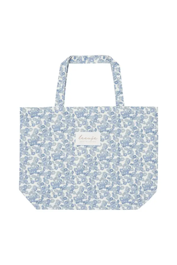 Tasche Leevje STOFFBEUTEL 'BLUE FLOWERS' GROSS