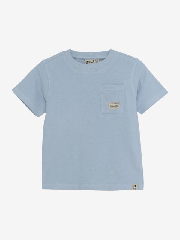 Daily Seven - T-shirt Structure Print 920125 - Ashley Blue