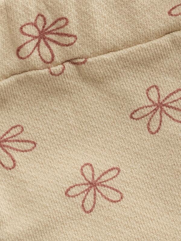 Daily Seven - Shorts Small Flower 930187 - Latte Sand – Bild 2