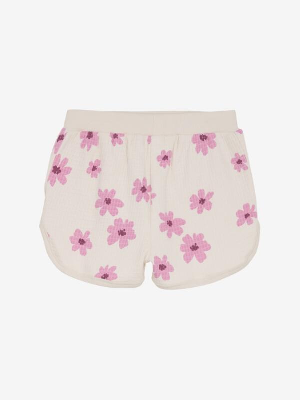 Minymo - Shorts Sweat AOP Blumen pink – Bild 2