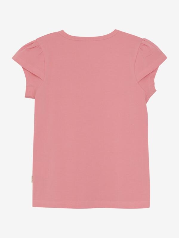 Minymo - T-shirt SS Love- Strawberry Pink – Bild 2