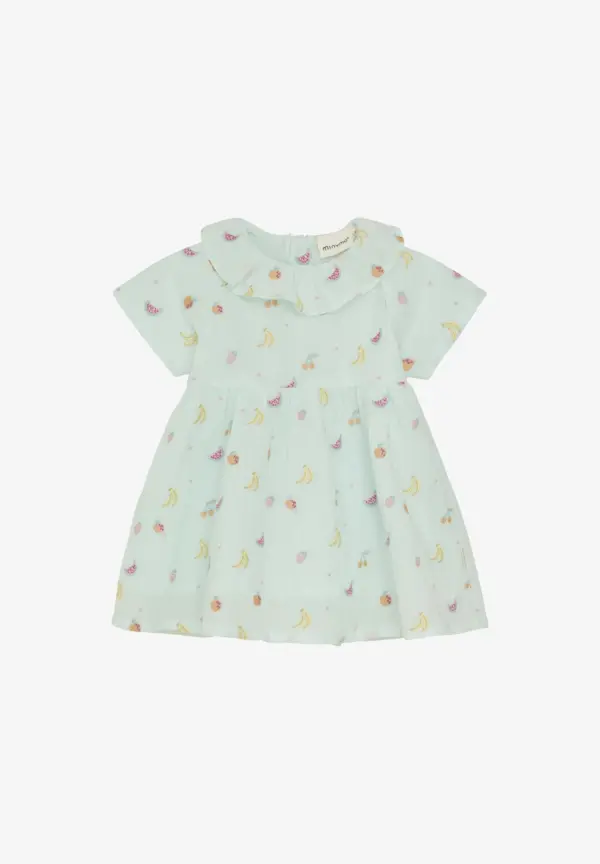Minymo Blusenkleid - türkis Früchte