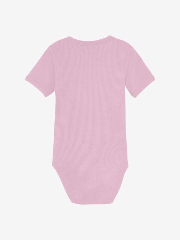 Minymo - Body SS Rib  Light rose – Bild 2