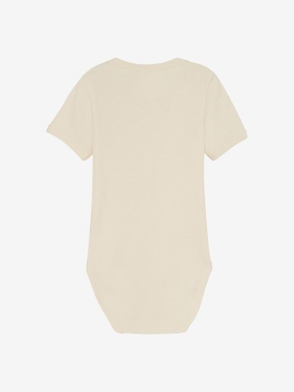 Minymo - Body SS Rib offwhite - White Swan – Bild 2