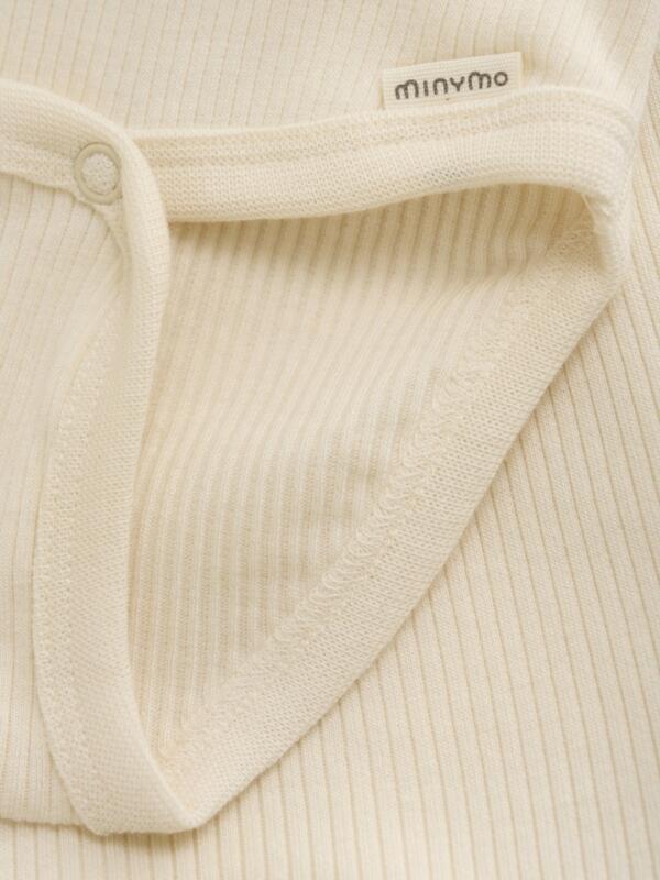 Minymo - Body SS Rib offwhite - White Swan – Bild 3