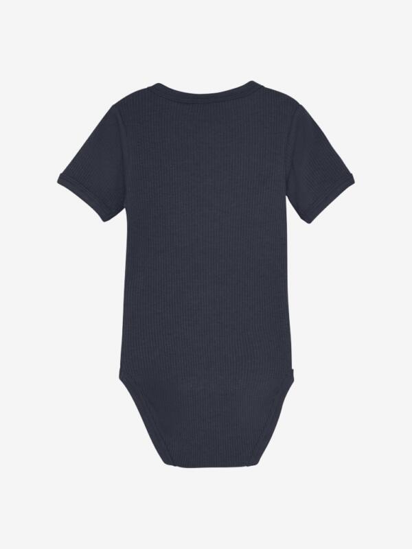 Minymo - Body SS Rib dunkelblau - Blue Nights – Bild 2