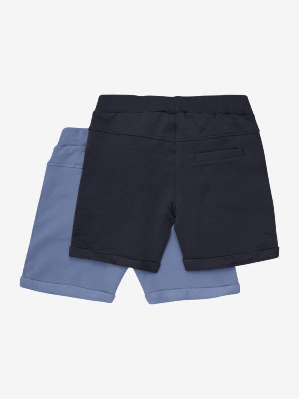 Minymo - Shorts Sweat 2-Pack dunkelblau, hellblau – Bild 2