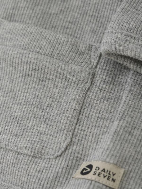 Daily Seven - Reversible Jacket - Medium Grey Melange – Bild 3