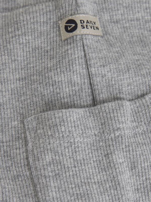 Daily Seven - Cargo Jog Pants - Medium Grey Melange – Bild 3