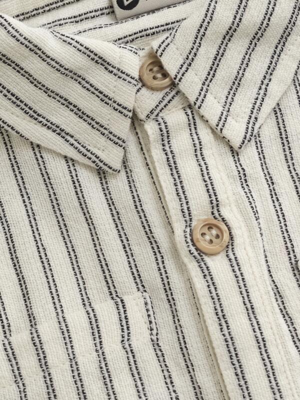 Daily Seven - Shirt Small Stripe 920136 - 2020 - Sandshell – Bild 3