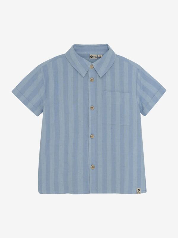 Daily Seven - Shirt Striped 920135 - 7051 - Ashley Blue