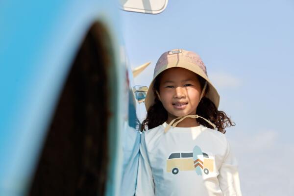 UV Shirt Kinder Langarm - Camper, Weiß Big – Bild 3