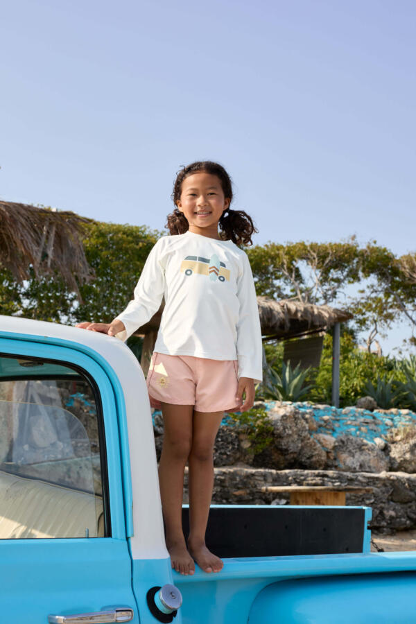 UV Shirt Kinder Langarm - Camper, Weiß Big – Bild 5