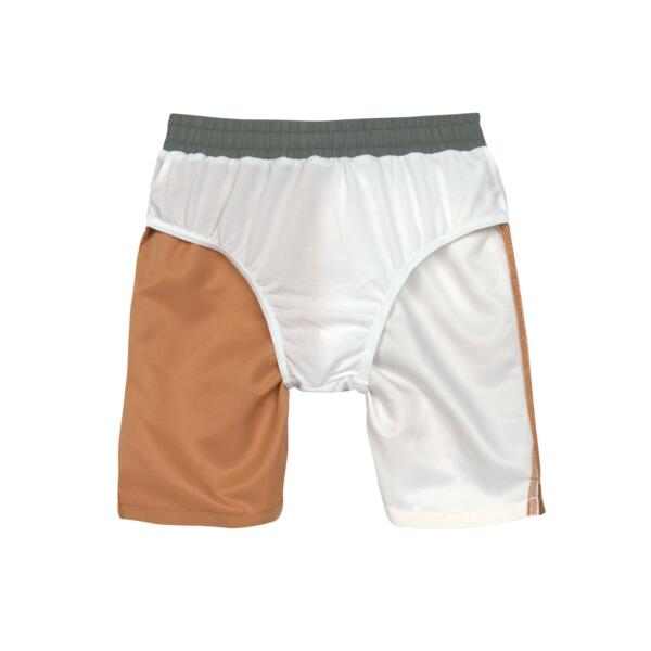 Lässig UV Badehose Kinder, Braun Weiß – Bild 2