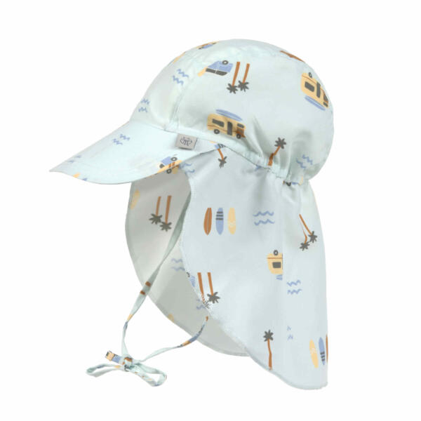 Sonnenhut Baby (UV Schutz & Nackenschutz) - Camper, Mint