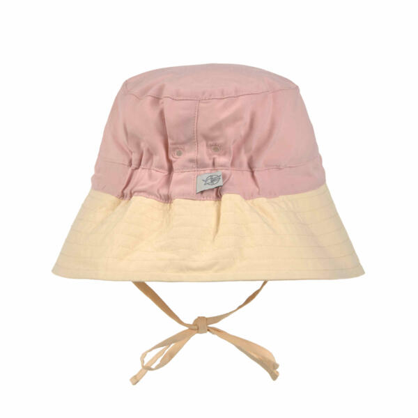 Lässig Fischerhut Kinder (UV Schutz), Gelb Rosa – Bild 2