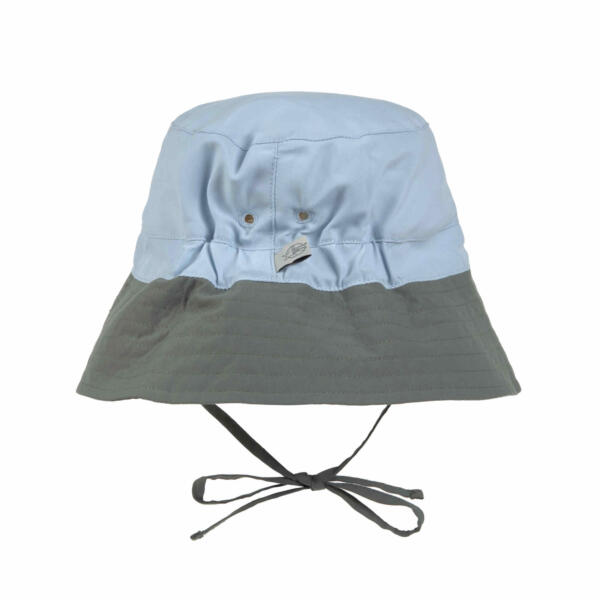 Lässig Fischerhut Kinder (UV Schutz), Hellblau Oliv – Bild 2