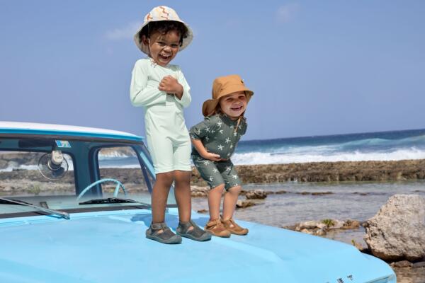 Lässig Schwimmanzug Kinder Langarm (UV Schutz), Mint – Bild 4