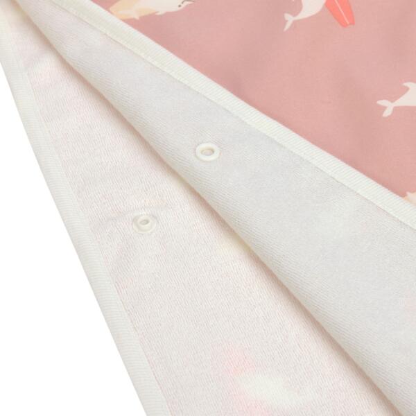 Lässig UV Badeponcho Kinder - Delfin, Rosa – Bild 2