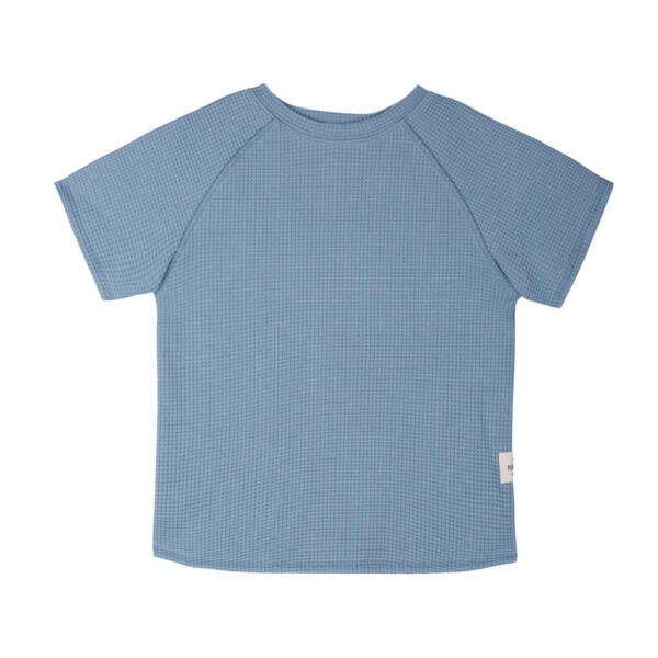 Pure Pure WEICHES KINDER WAFFELSHIRT Blau