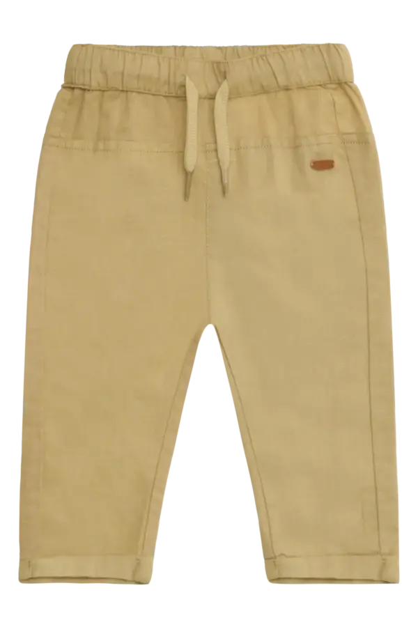 Hust & Claire Hose Beige Leinen