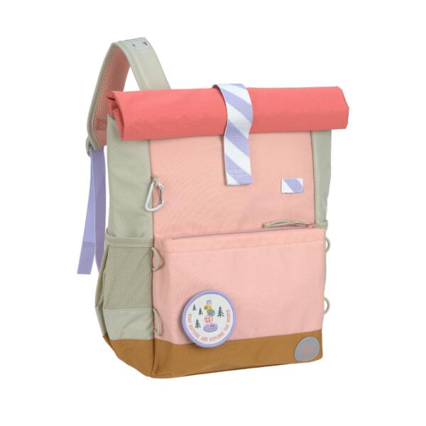 Lässig Kinderrucksack Rolltop - Sunny Explorer, Rosa Pink Medium